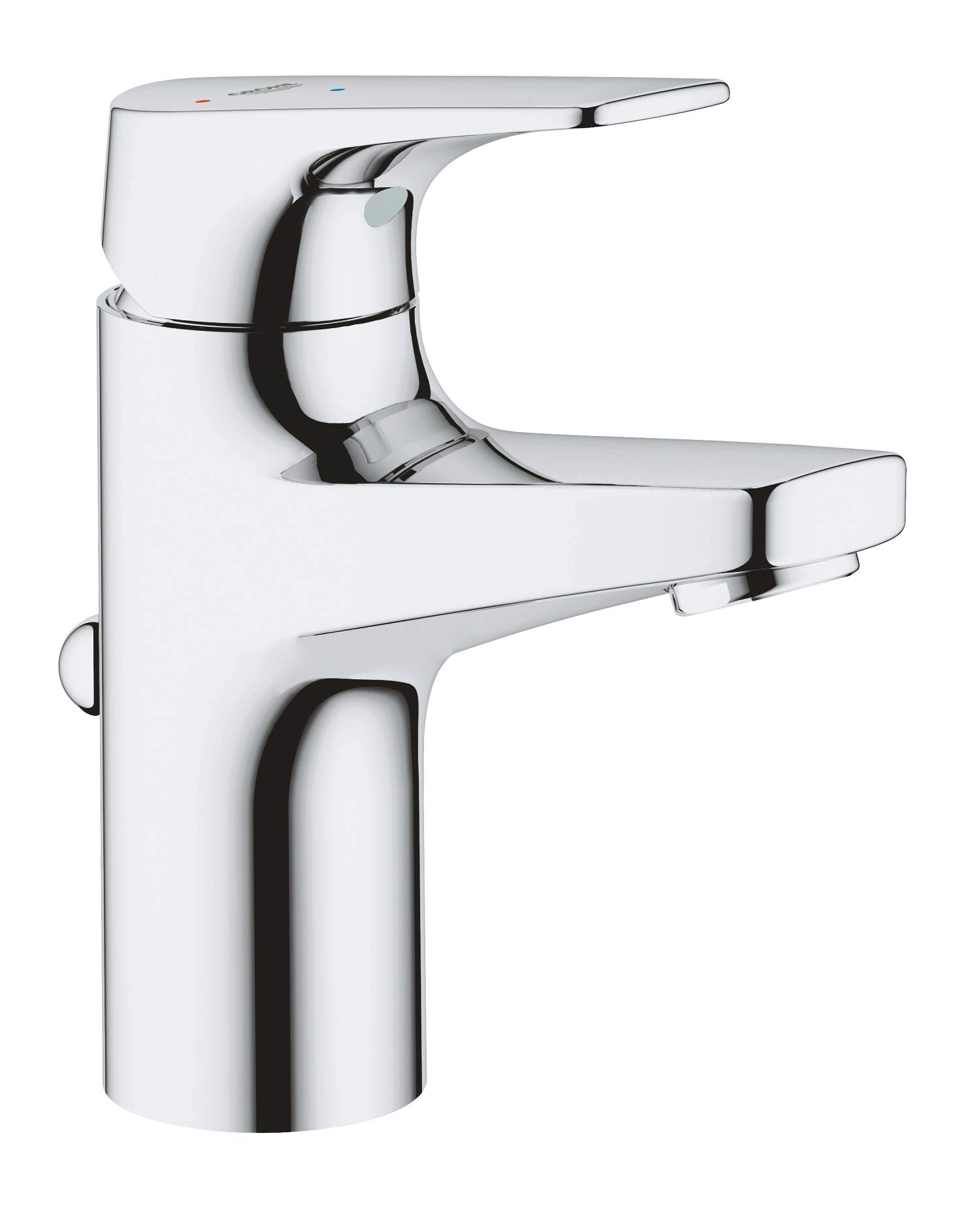 GROHE Start Flow Single-Lever Basin, S-Size an Energy- and Water-Saving Tap with Pop-Up Waste Set, Chrome Finish 23769000