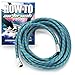 PointZero Airbrush 10' Braided Airbrush Air Hose - 1/8 in. BSP