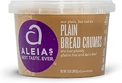 Aleia’s Gluten Free Plain Bread Crumbs – 13oz (1 Pack) – Breading for Chicken, Meatloaf & More – Non-GMO, Dairy Free, Low Sod