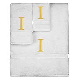 Monogrammed Towel Set, Personalized Gift, Set of