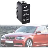 USB AUX Input Socket Switch for BMW X1 X3 E70 E81 E87 E90 F10 F12 E82 | Replace# 84109237653