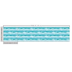 Ambesonne Nautical Fabric by The Yard, Outline