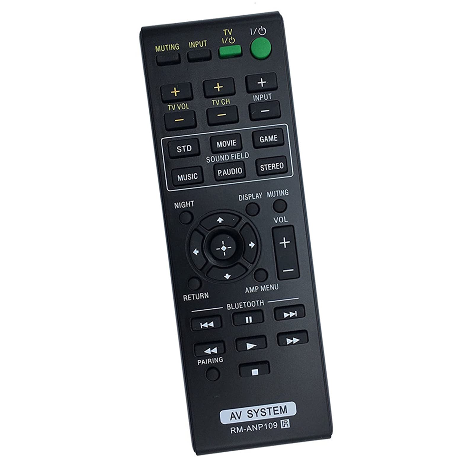 ALLIMITY RM-ANP109 Remote Control Replace fit for Sony Soundbar System EZW-RT50 HT-CT260H SA-CT260H SA-WCT260H EZWRT50 HTCT260H SACT260H SAWCT260H