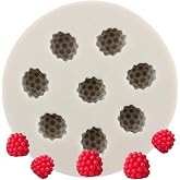 QDMOLDS Raspberry Silicone Fondant Molds Mulberry Chocolate Candy Mold | Fruit Theme Cake Decoration Cupcake Topper Sugar Craft Polymer Clay Gum Paste