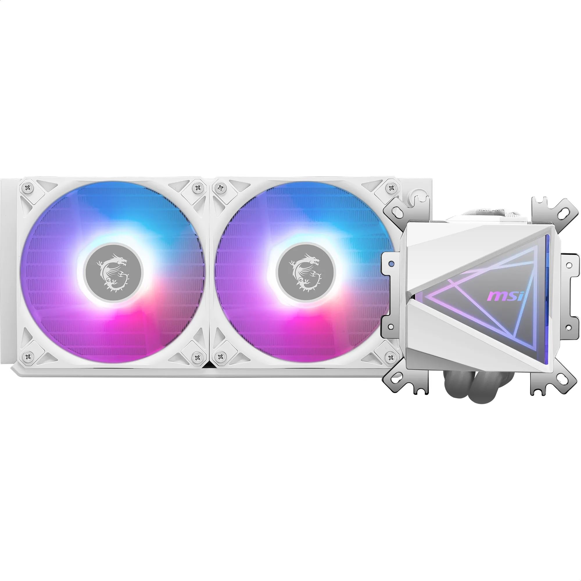 Msi Mag Coreliquid I240 Processeur Kit De Refroidissement Du Liquide 12 Cm Blanc 1 Pièce(S)