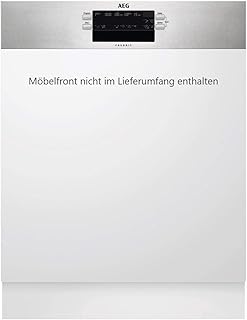 AEG FEB52600ZM Integrierter-Geschirrspüler / 60cm / AirDry - perfekte Trocknungsergebnisse / energiesparend / Besteckkorb / Glasprogramm / Beladungserkennung / Intensivprogramm / Kurzprogramm / Displa