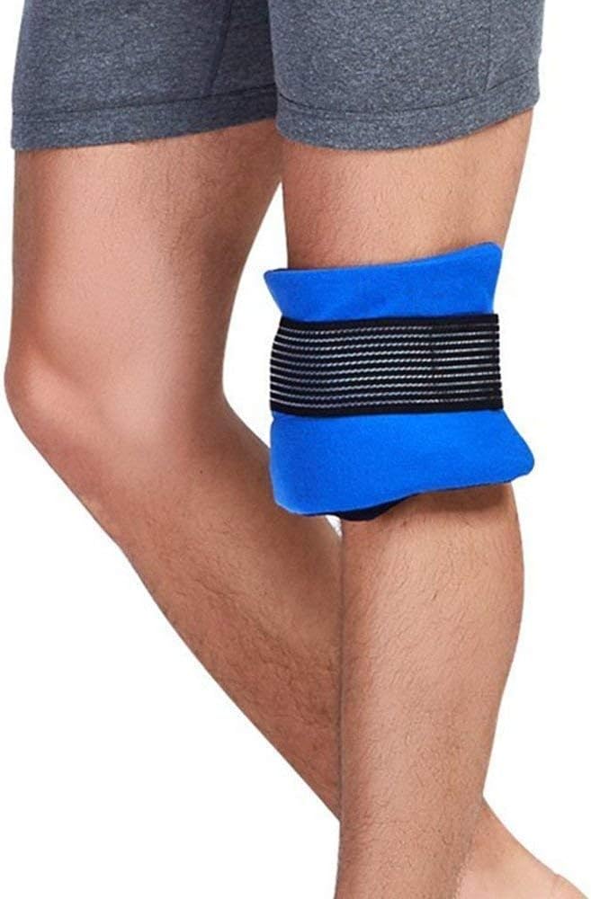 Reusable Large Gel Ice Pack Wrap for Sports Injuries,2 Pieces Cold Packs with Strap for Back Pain Relief Cold Compression Therapy for Elbow Ankle - Image 4