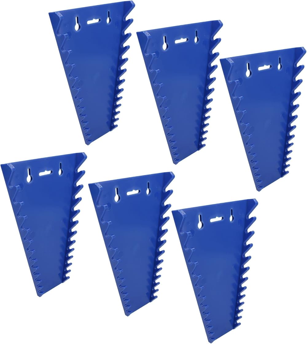 AB Tools Blue Spanner Wrench Rack Holder Organiser Tray - Holds 12 Spanners