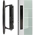 ACEPLANET Flush Mount Non-Keyed Sliding Glass Door Handleset, 6-5/8" H.C., Fits 1" to 1-1/8" Thick Doors, Features Night Lock & Hook Latch, Non-Handed, Florida Bronze