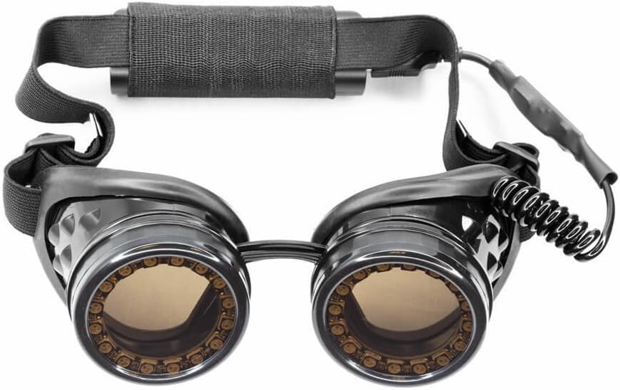 Super Saturday GloFx LED Pixel Pro Goggles 350 Epic Modes Programmable