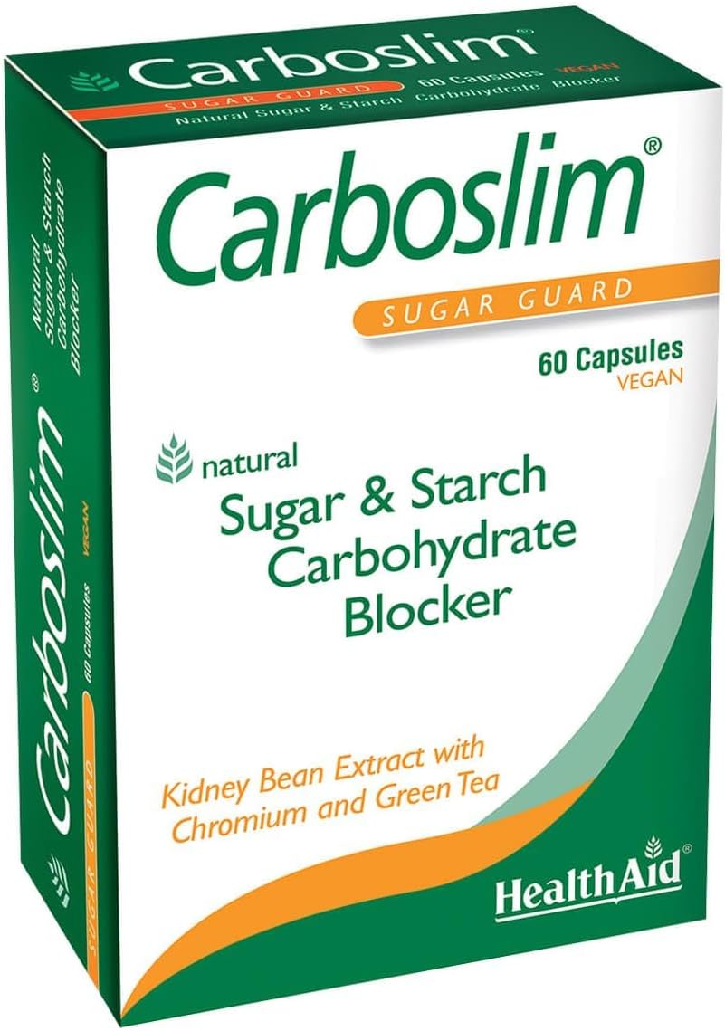 HealthAid Carboslim Phase 2 60 Capsules Kidney Bean Green Tea Extract