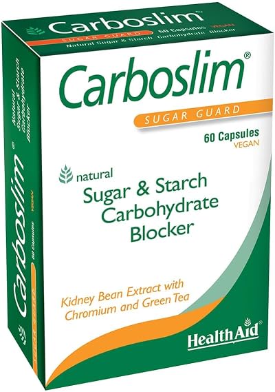 HealthAid Carboslim Phase 2 60 Capsules Kidney Bean Green Tea Extract