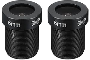 PATIKIL 2.8mm CCTV Camera Lens, F1.8 FPV Security Lens 3MP 140°/112°/84° Wide Angle M12 Threaded Dia for IP Camera Panoramic,