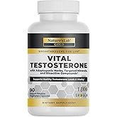 Nature's Lab Gold Vital Testosterone with Adaptogenic Herbs, Targeted Minerals and Bioactive Compounds* - Supports Healthy Testosterone Levels & Vitality* - 90 Capsules (30 Day Supply)