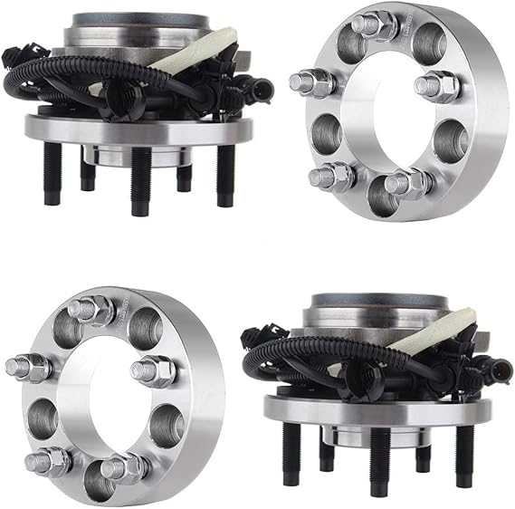 Amazon.com: ECCPP 1.5" 5x4.5 Wheel spacers+Front Left Or Right Wheel