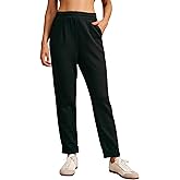 ACEGOLFS Women's Golf Pants with Pull-on Waist Lightweight Ankle Pant for Women Stretch Hidden Drawstring Sweatpants Pockets