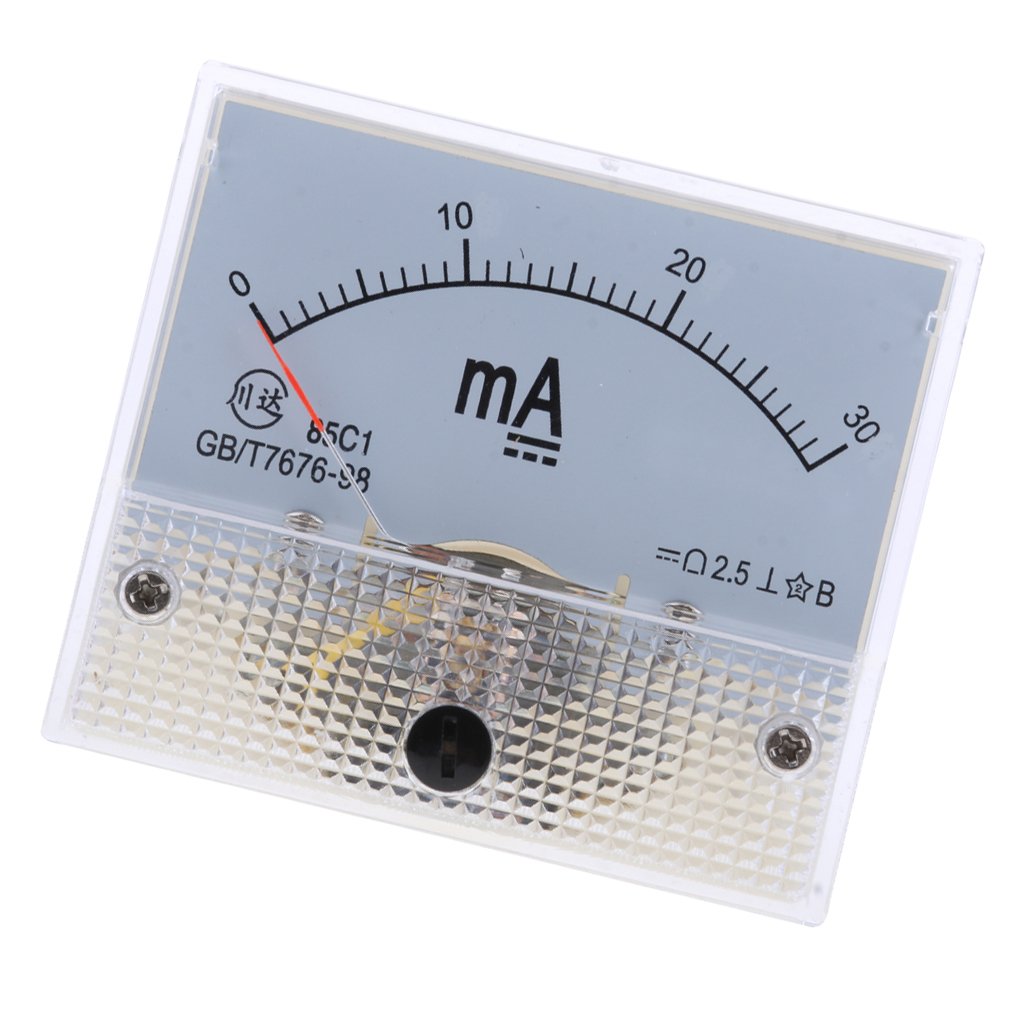 MagiDeal Analog Panel Meter DC AMP Amperemeter - 0-30mA: Amazon.de ...