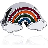 Bolenvi Colorful Rainbow 925 Sterling Silver Charm Bead for Pandora & Similar Charm Bracelets or Necklaces