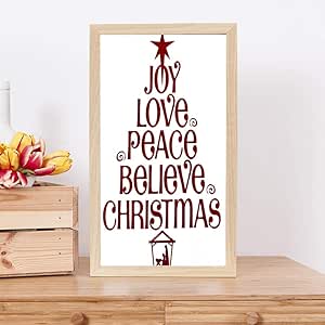 N/ A - Árbol de Navidad con la mano de la base de la natividad, cartel