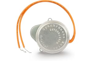 KAZEFFI Synchron Motor 24V 4RPM Replacement for Honeywell Motor 802360JA，Used in V8043/8044 Honeywell Zone Valve Control