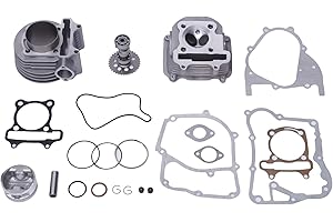 TDIRINAR 180CC Big Bore Kit (61mm Bore), 1 For Scooter Atv Quad with 150CC Gy6 Motors Kit, Durable Direct Replacement Metal Cylinder & Cylinder Heads For Scooter Atv Quad With 150cc Gy6 Motors