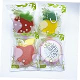 PRETYZOOM 4pcs Kids Bath Sponge Fruit Shapes Cute Soft Exfoliating Body view 8