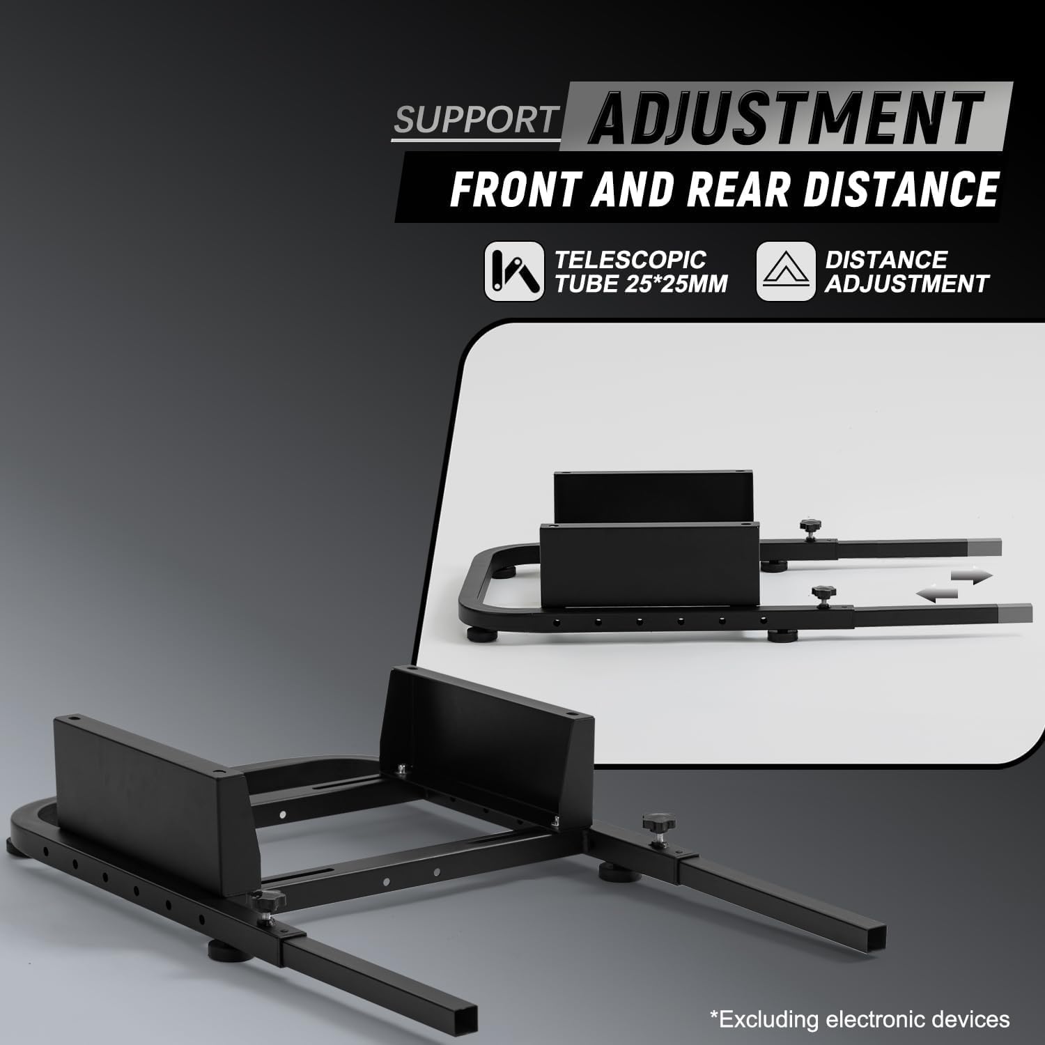 thumbnail image 2 of Racing Seat Bracket For Simulator Cockpit - Universal Adjustable Mount For Racing Wheels 2 of 10