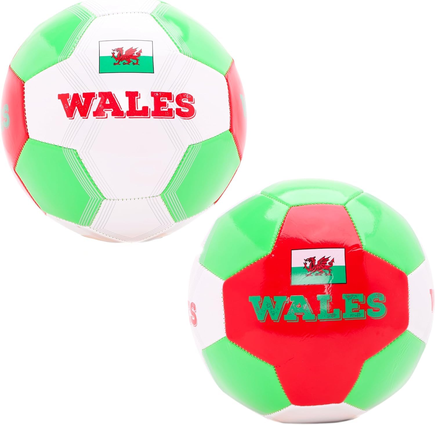 Toyland® Wales Country Themed Football (8lbs/Size 5) - Euros & World Cup - Outdoor Toys - 14 Styles Available - (Wales)
