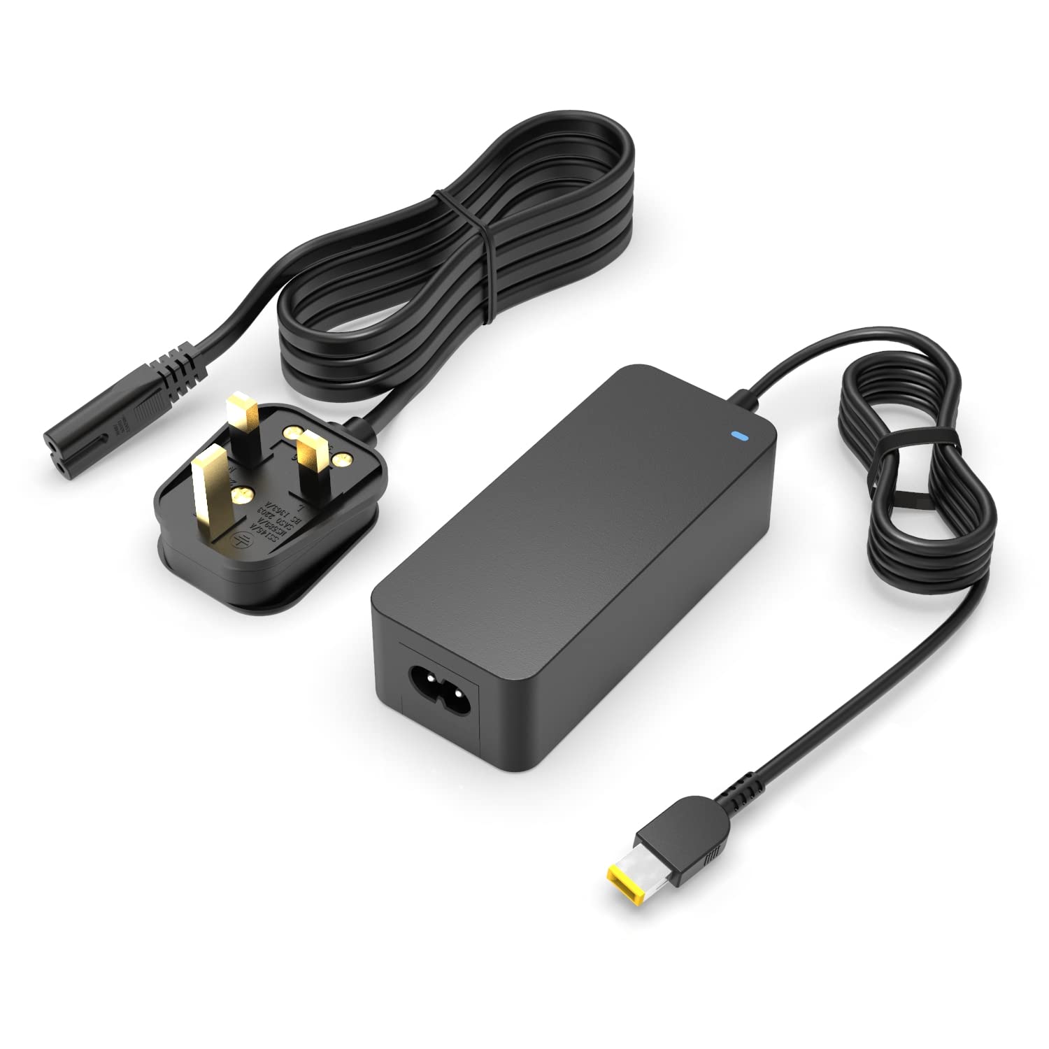 65W AC Charger Fit for Lenovo Thinkpad X1 Carbon T470s T470 T460 T460s T450 T450s X240 X260 X270 X380 ADLX45NDC2A ADLX65NLC2A, Fit for Yoga 260 370 E450 E460 E560 Laptop Power Supply Adapter Cord