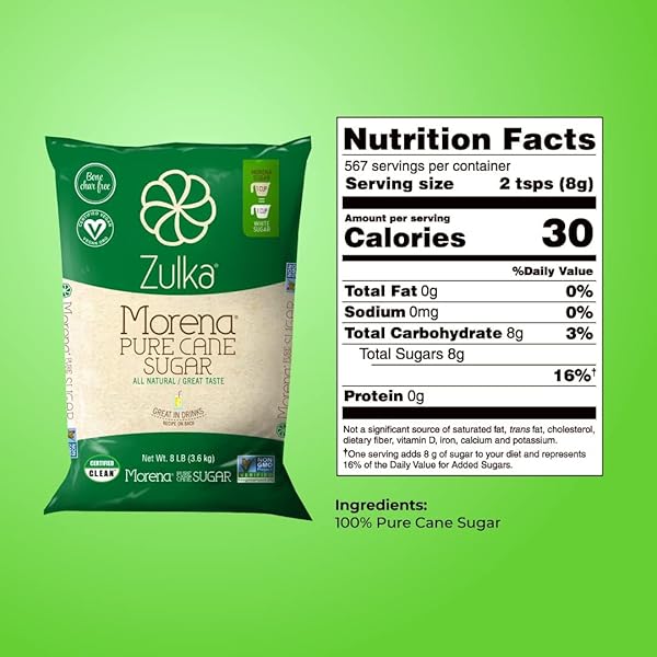 ZULKA AZUCAR MORENA PURE CANE SUGAR 2LB