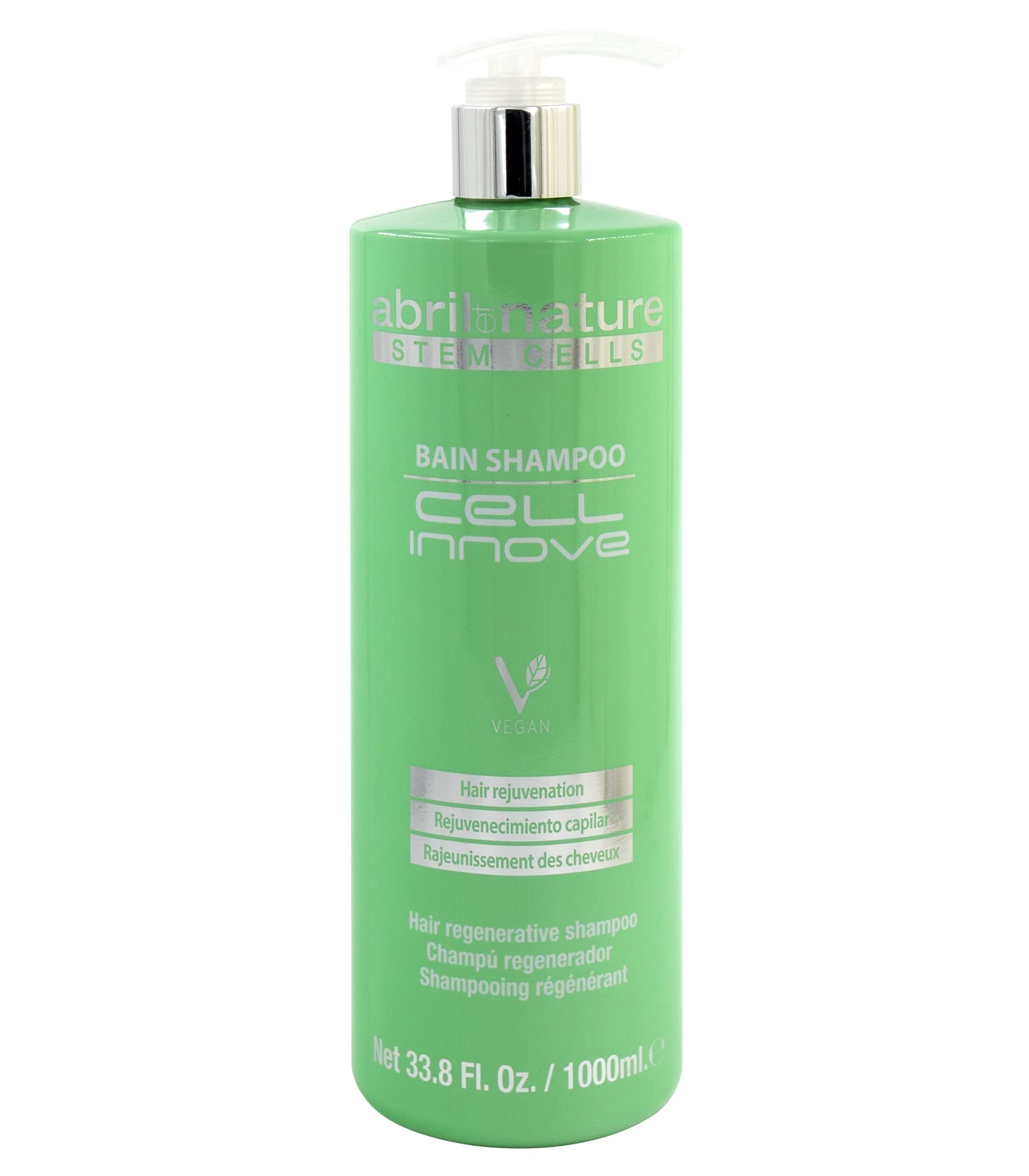 Photo 1 of abril et nature - Cell Innove - Professional Hair Shampoo - Youthful, Healthy, and Shiny Appearance - Hair Treatment with Plant Stem Cells - Regenerates and Rejuvenates the Hair Fiber - 1000 ml
