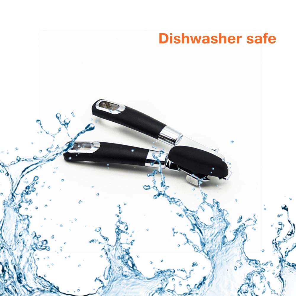 Udodo Manual Can Opener Stainless steel Safety Handle Design Heavy Duty Can Tin Opener for Kitchen or Camping