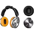 Bundle - Dyson OnTrac™ Over Ear Wireless Headphones in CNC Aluminum with Dark Iron Ear Cushions + Black Nickel Ear Caps - Noise Cancelling, Up to 55 Hours Battery Life(2), Customizable