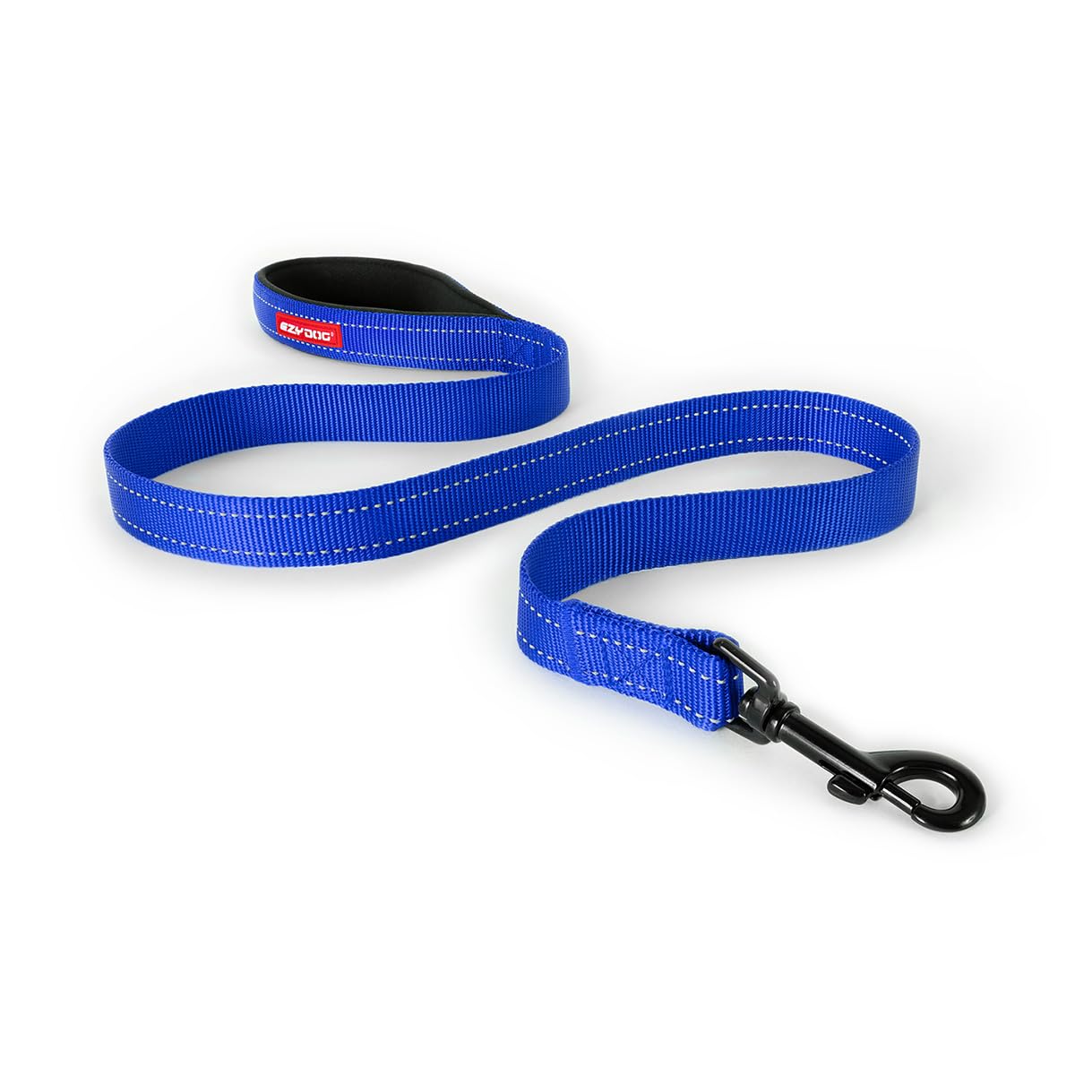 EzyDog Essential Lead | Training Lead for Small, Medium, Large Dogs - Sturdy, Comfortable Padded Handle, Reflective Thread, 1.2M (Blue)