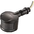 EDISHINE Motion Sensor, 180-Degree Replacement Motion Detector for Security Floodlights, Adjustable Time & Detection Sensitiity Range Up to 60 Feet, 3 Modes Pir Motion Sensor, Brown, UL Listed
