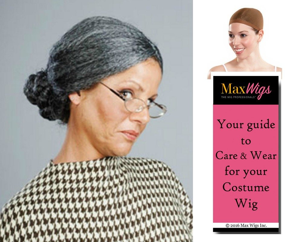 Amazon Com Old Lady Psycho Color Mixed Grey Enigma Wigs Mom