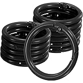 M METERXITY Pack Metal Spring O Rings, Zinc Alloy Spring Keyring Buckle for Keychains/Bag/Purse/DIY Crafts, Round Handbag