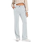 G4Free Smoofit Modal Soft Wide Leg Sweatpants Yoga Pants with Pockets Drawcord Casual Lounge Pants