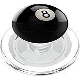 8 Ball Billiards 8 Ball Pool PopSockets PopGrip for MagSafe