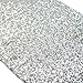 Trlyc 12 by 108-Inch Silver Sequin Table Runner for Wedding