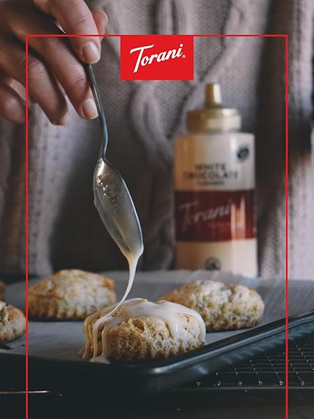 TORANI WHITE CHOCOLATE SAUCE, 64 OUNCE