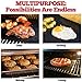 GObbq Grill Mats Non Stick - Heavy Duty 600 Degree, XL 18 x 13 inch (2 Pack) Reusable BBQ Grill Mat for Gas, Charcoal, Electric Grill