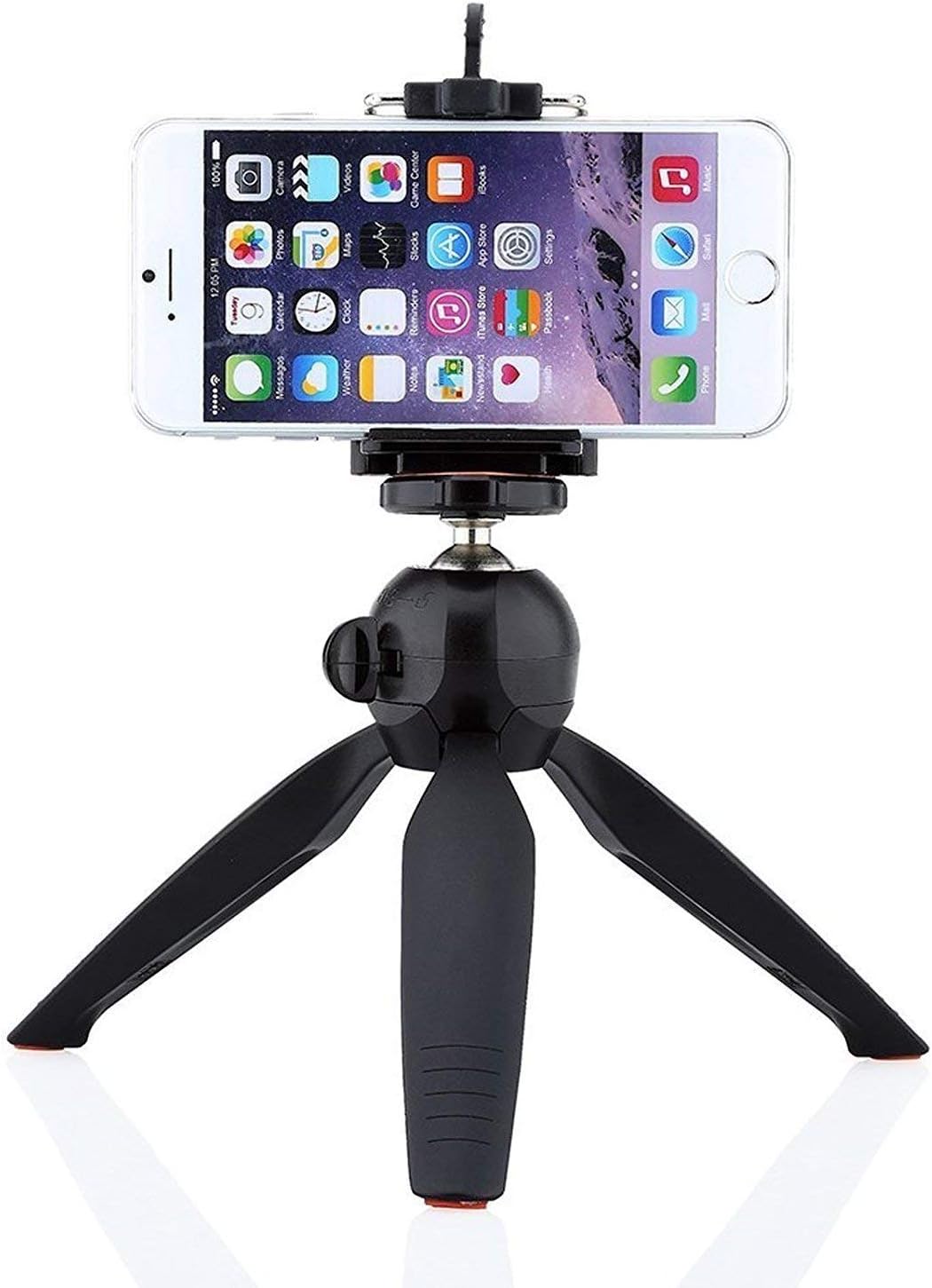 Suroskie 228 Mobile Tripod with 360 Degree Rotating Ball Head with Mobile Clip Compatible with All Smartphone