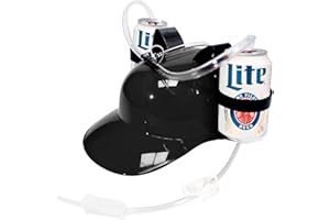 Ekkhysis Beer Hat,Funny Hat for Drinking Soda,Beer Helmet,Drinking Accessories Gifts for Man