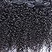 Mongolian Kinky Curly Clip In Human Hair Extensions Virgin Hair Afro Kinky Curly Clip in Hair Extensions Natural 3B 3C Kinky Curly Clip Ins 7 pcs/lot 120gram/set Clip On Extensions (18 inches)