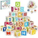 26-Piece Alphabet Robots Toys (Alphabots) - ABC Learning Toys, Transform Letters To Robots, For Toddlers 3+