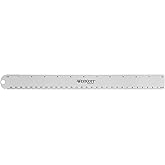 Westcott Anodized Aluminum Ruler, 12", Color Varies (14174)