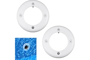WFCYX 2 Pcs SPX1408B Swimming Pool Return Fitting Face Plate w/8 Screws, Fit for Hayward Fitting Models SP1411, SP14071, SP14