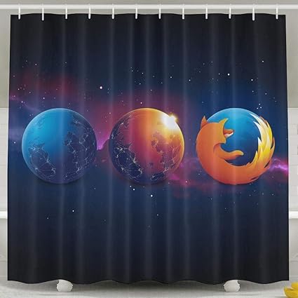 Amazon Com Vbty 60x72inches Shower Curtain Browser Digital Art