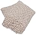 Chanasya Super Soft Beautiful Elegant Decorative Woven Popcorn Texture Couch Bed Beige - Ivory Beige Throw Blanket With Ball Fringe